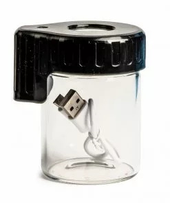 West Coast Gifts Light-Up Glass Seal Storage Jar With Magnifying Viewing