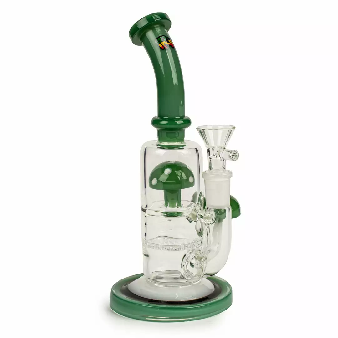 West Coast Gifts Irie Glass Irie 8" Tall Mushroom Tube Dab Rig