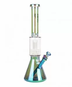 West Coast Gifts Red Eye Tek 16" Terminator Finish Dual Chamber Beaker Bong