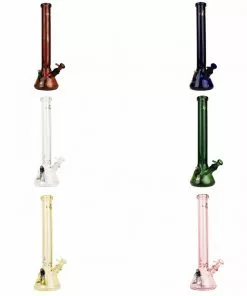 West Coast Gifts Gear Premium 18" Tall 7mm Thick Sidekick Beaker Bong W/ Lighter Holster