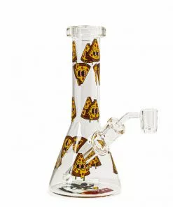 West Coast Gifts Red Eye Glass 8.5" Pizza Party Dab Rig