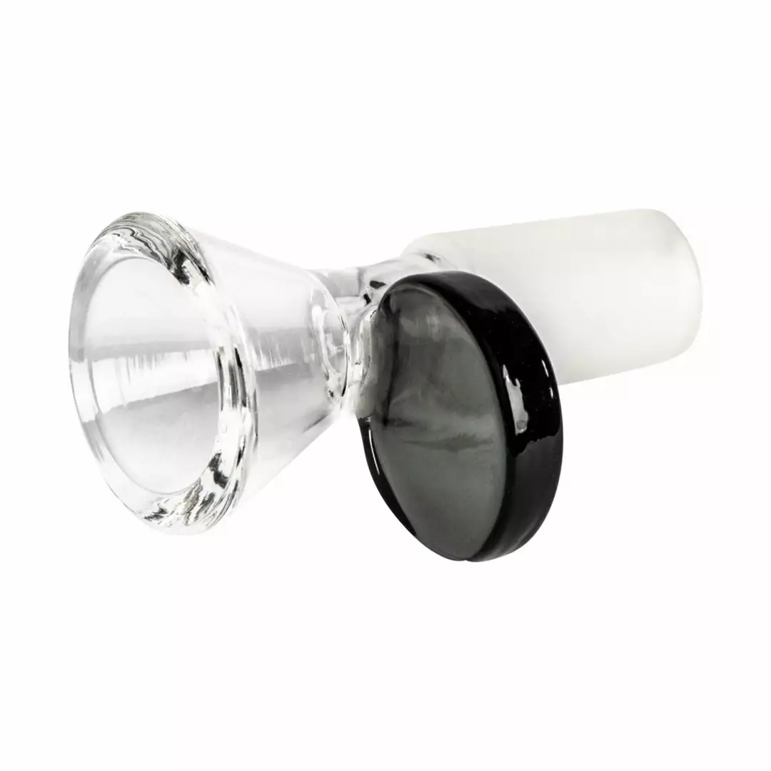 West Coast Gifts Red Eye Glass 14mm Cone Pull-Out W/ Disc Handle