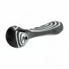 West Coast Gifts Red Eye Glass 4" Black Hole Hand Pipe