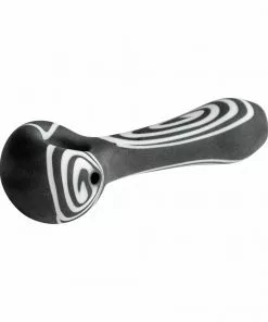 West Coast Gifts Red Eye Glass 4" Black Hole Hand Pipe