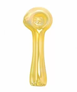 West Coast Gifts Red Eye Glass Solid Colour Glass Hand Pipe W/ Built-In Ashcatcher & Screen