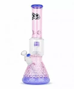 West Coast Gifts IRie 13.5" Dual Chamber Beaker Irie Glass