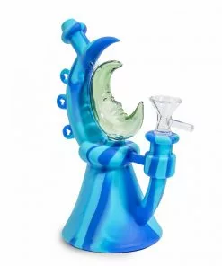 West Coast Gifts Lit Silicone 7.5" Moonrise Bubbler