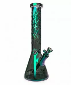 West Coast Gifts Red Eye Tek 15" Tall 7mm Thick Hobstar Beaker Bong