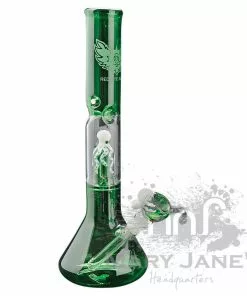 West Coast Gifts Red Eye Glass 17" Tall Octopus Beaker Bong W/ Showerhead Perc