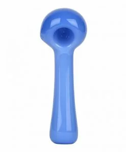 West Coast Gifts Red Eye Glass Solid Colour Glass Hand Pipe W/ Built-In Ashcatcher & Screen