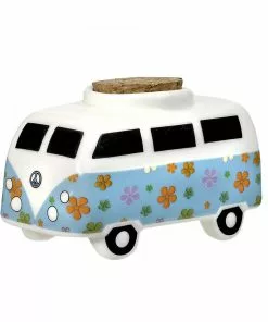 West Coast Gifts Storage Vintage Bus Ceramic Stash Jar