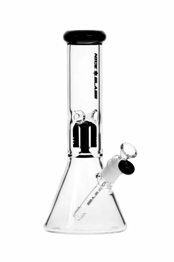The Smokesman New Arrivals Nice Glass 11" 4-Arm Mini Perc Beaker Bong