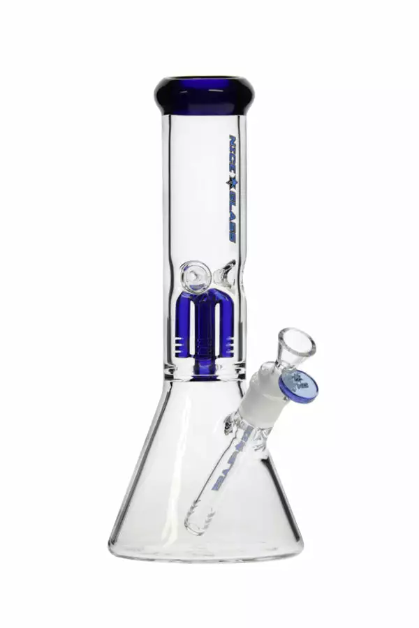 The Smokesman New Arrivals Nice Glass 11" 4-Arm Mini Perc Beaker Bong