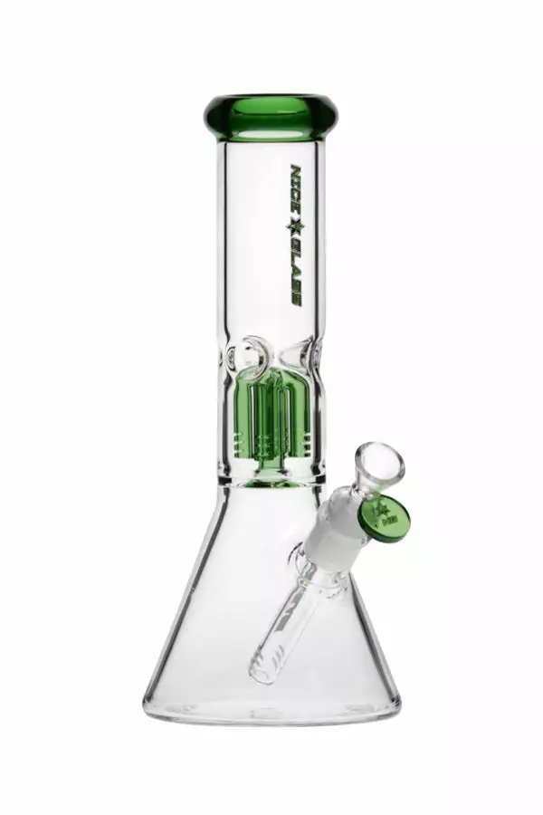 The Smokesman New Arrivals Nice Glass 11" 4-Arm Mini Perc Beaker Bong