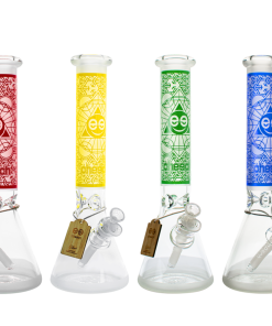 Cheech Glass 15" Sandblasted Beaker Bongs