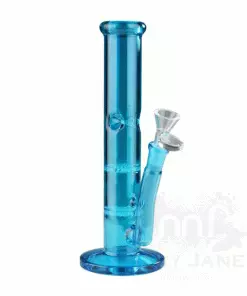 West Coast Gifts No Logo 10" Tall Day Glow Honeycomb Perc Straight Tube Bong Bongs