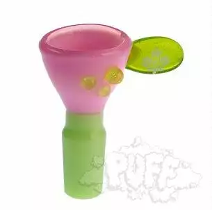 Puff Hi Guy 14mm Funnel Bowls With Handle