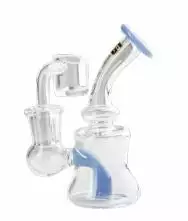 ACM Glass Rigs OG Original 4" Tall Coloured Accents Dab Rig