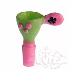 Puff Hi Guy 14mm Funnel Bowls With Handle