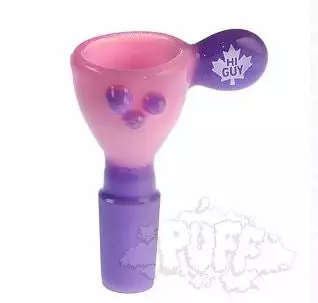 Puff Hi Guy 14mm Funnel Bowls With Handle