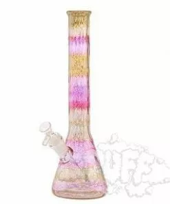 Puff Bongs Glass Distractions Fully Worked Fumed Beaker Bong
