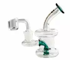 ACM Glass Rigs OG Original 4" Tall Coloured Accents Dab Rig