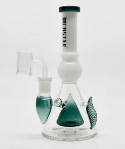 New Arrivals Castle Glassworks 8" Leafy Double Beaker Dab Rig