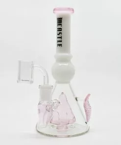 New Arrivals Castle Glassworks 8" Leafy Double Beaker Dab Rig