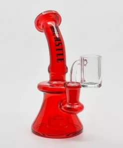 Castle Glassworks 7" Mini Showerhead Dab Rig (Assorted Colors)