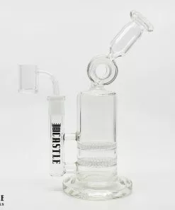 Castle Glassworks 8" Tall Double Honeycomb Dab Rig New Arrivals
