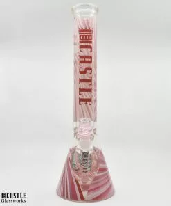 Castle Glassworks 16" Tall Zombie Cat Beaker Bong