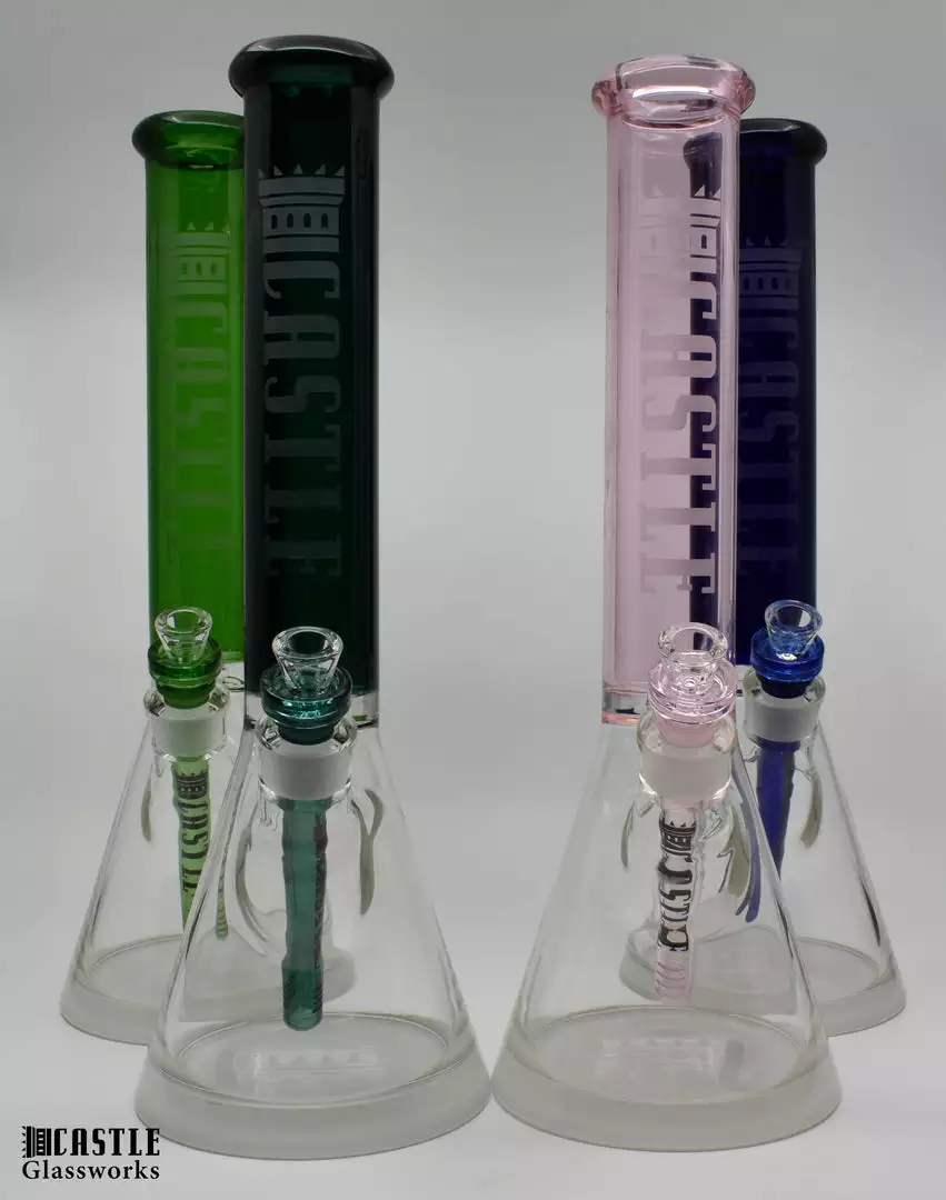 New Arrivals Castle Glassworks 16" Beaker Bongs
