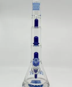 Castle Glassworks 17" Double Showerhead Beaker Bong New Arrivals