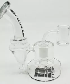 New Arrivals Castle Glassworks 6" Mini Recycler Dab Rig (Assorted Colors)