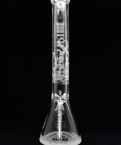 Castle Glassworks 18" Laser Etched Beaker Bongs New Arrivals