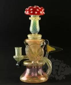 Puff New Arrivals Eckardt Glass 9.5" 14mm Double Double Recycler