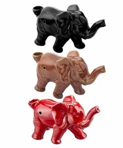 BOB Headquarters Pipes Elephant Ceramic Pipe