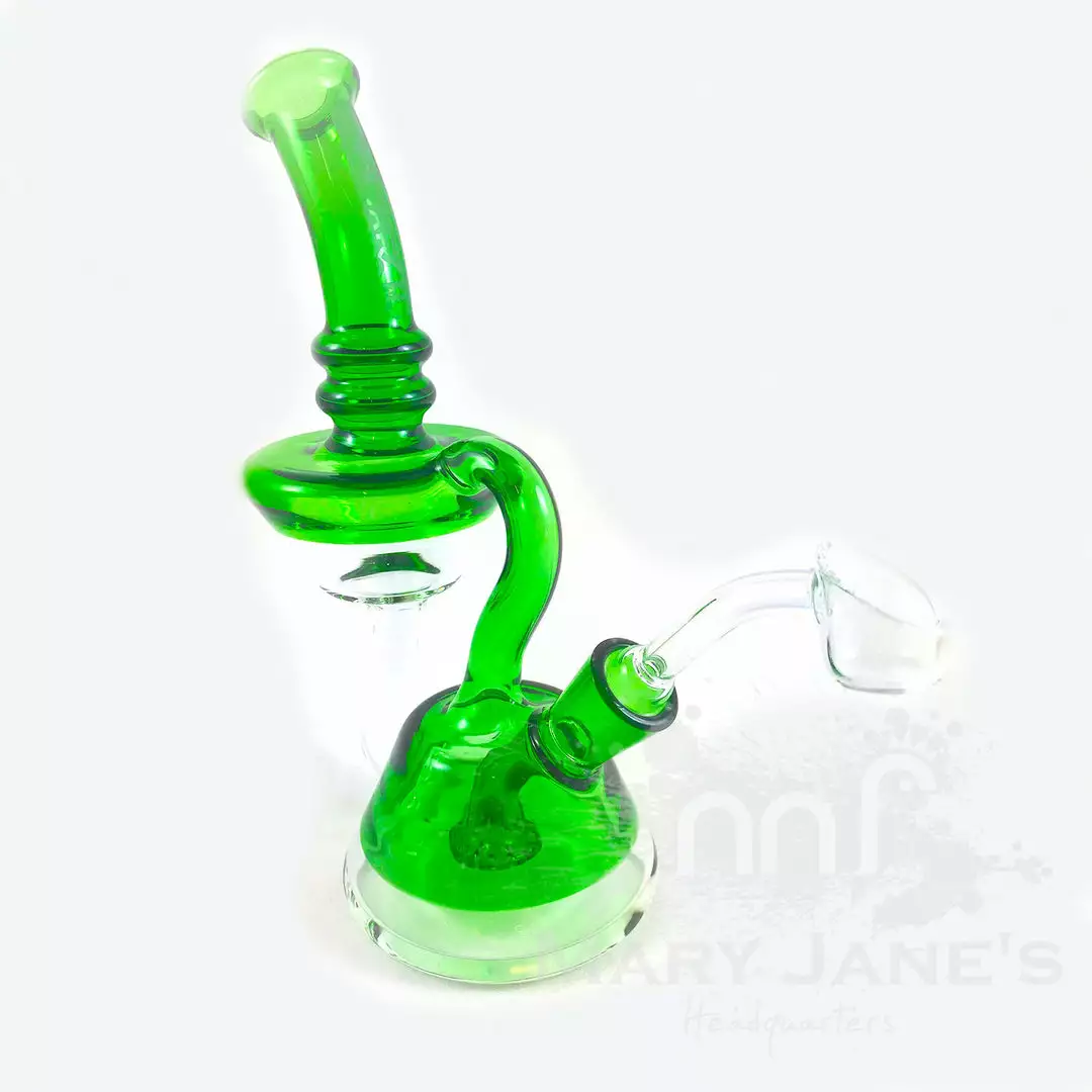 BOB Headquarters Pulsar 7" Tall Double Cup Recycler Dab Rig