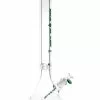 The Smokesman Nice Glass 18" Tall 9mm Thick Beaker Bong W/ Coloured Accents