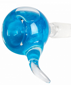 West Coast Gifts Red Eye Glass Glow-In-The-Dark 14mm Glass-On-Glass Pull-Out Bong Bowl