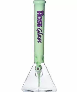 Hoss Glass Hoss Pyramid Beaker Bong Half Colored 18