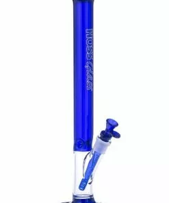 Hoss Glass Hoss Straight 16" Straight Tube Bong With Window Base