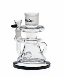 Hoss Glass Recycler Base W/ Color Accents
