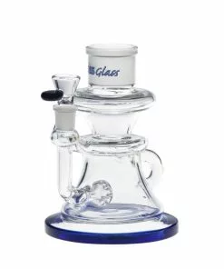 Hoss Glass Recycler Base W/ Color Accents