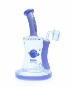 Hoss Glass Hoss 10" Tall Hourglass Marble Dab Rigs