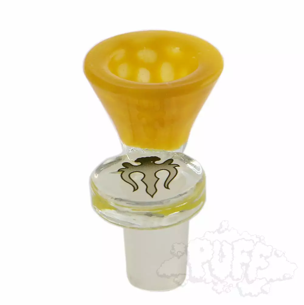 Puff Bowls Hydros Thick Wall Honeycomb Funnel 14mm Bong Bowl