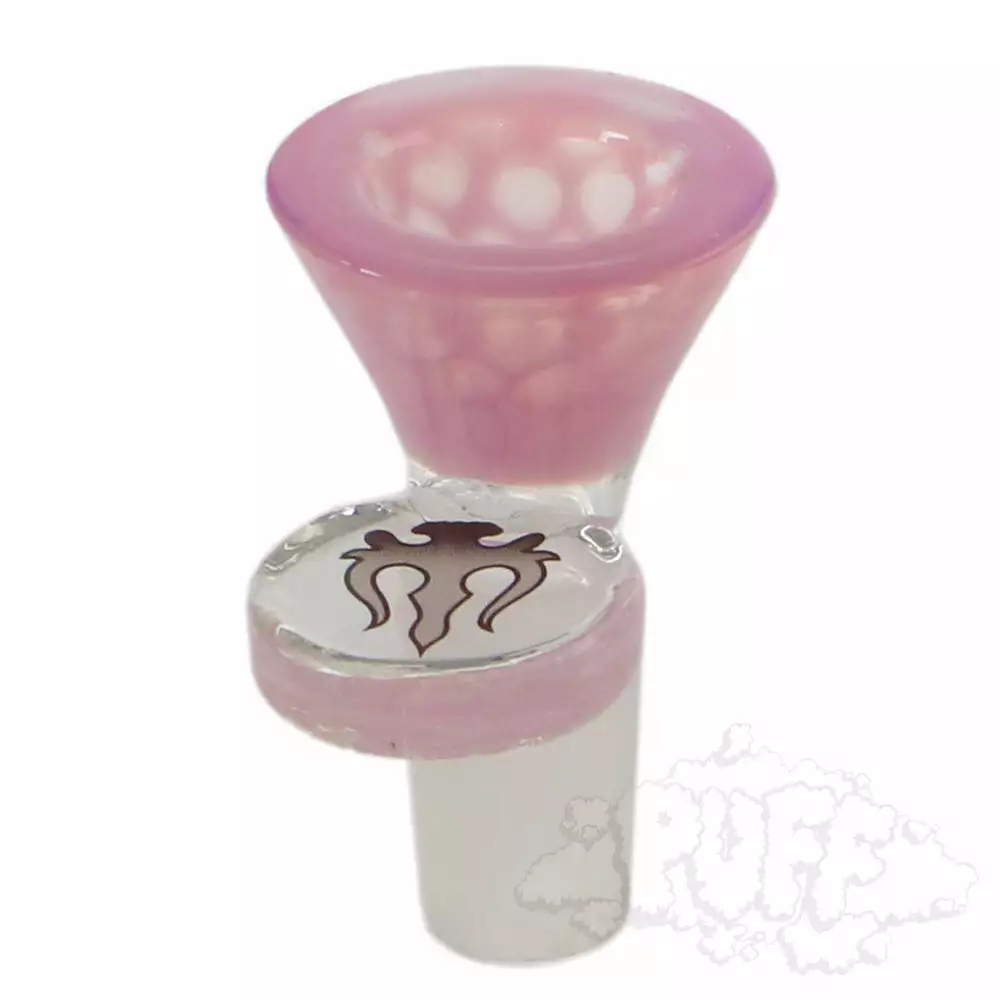 Puff Bowls Hydros Thick Wall Honeycomb Funnel 14mm Bong Bowl