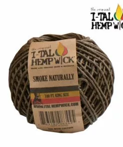 HBI Lighters And Hemp Wicks I-Tal Spool Hempwick
