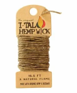 HBI I-Tal Hemp Wick Large Lighters And Hemp Wicks