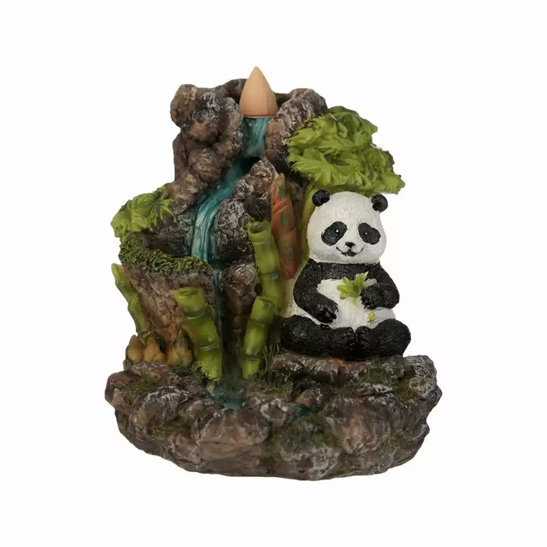 BOB Headquarters Fantasy Gifts Panda Backflow Incense Burner